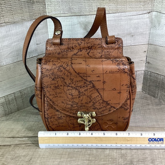 Patricia Nash Riot Rust Rocca Saddle Purse - Picture 3 of 10